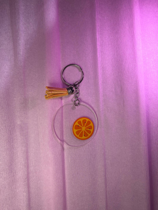 Chaveiro "Slice of Joy" – Laranja - Personalizável